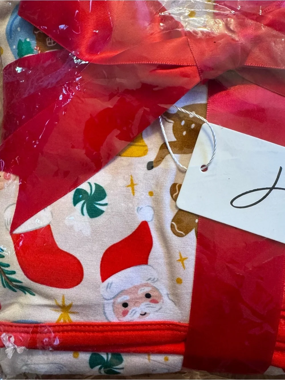 Bamboo Blanket Christmas Santa & Holiday Print 50x50 NEW